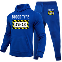 Thumbnail for Blood Type AVGAS Designed Hoodies & Sweatpants Set
