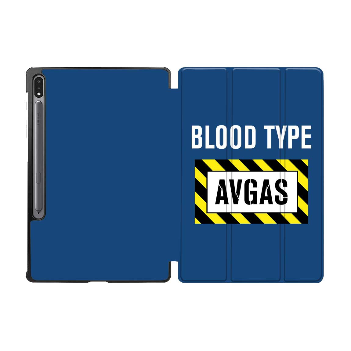 Blood Type AVGAS Designed Samsung Tablet Cases