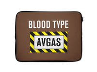 Thumbnail for Blood Type AVGAS Designed Laptop & Tablet Cases