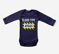 Thumbnail for Blood Type AVGAS Designed Baby Bodysuits