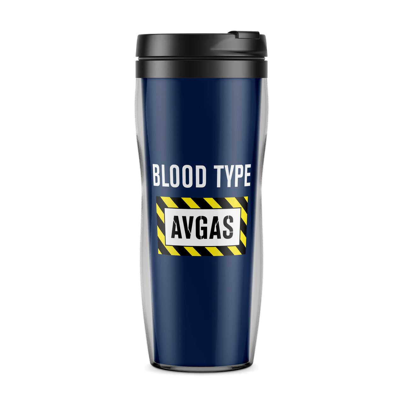 Blood Type AVGAS Designed Travel Mugs