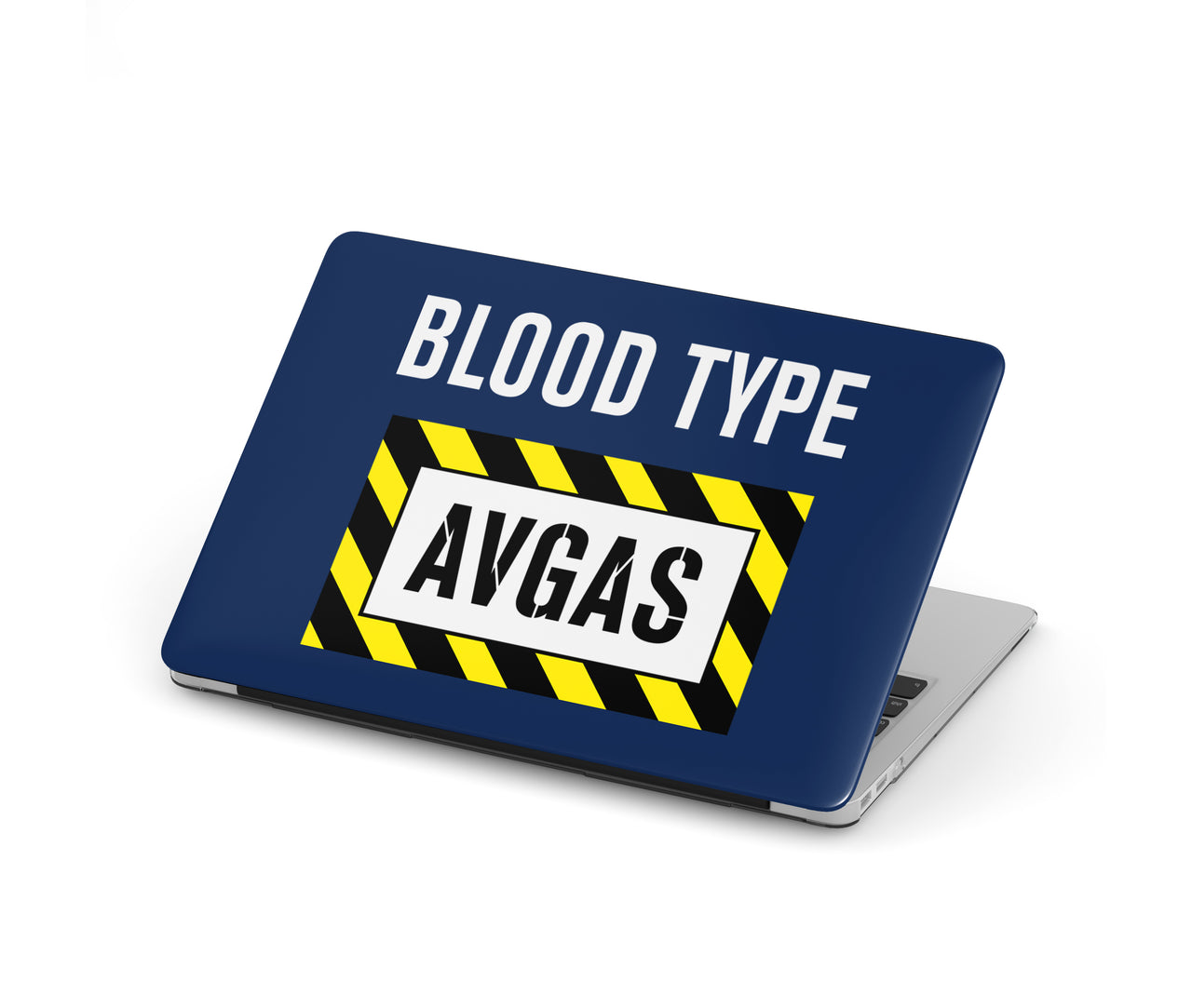 Blood Type AVGAS Designed Macbook Cases