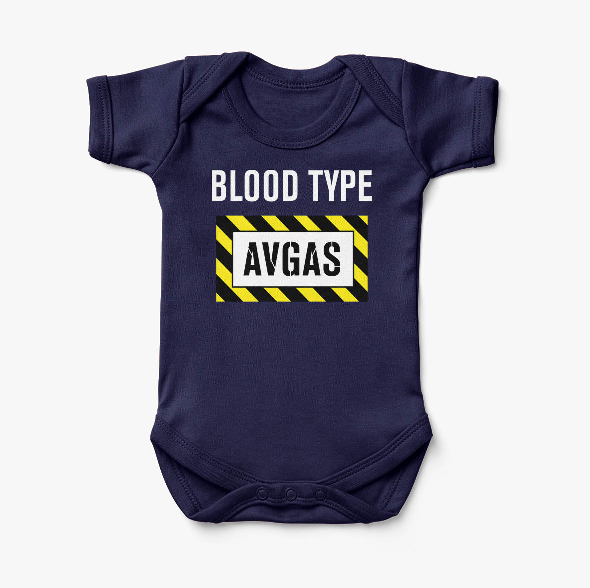 Blood Type AVGAS Designed Baby Bodysuits