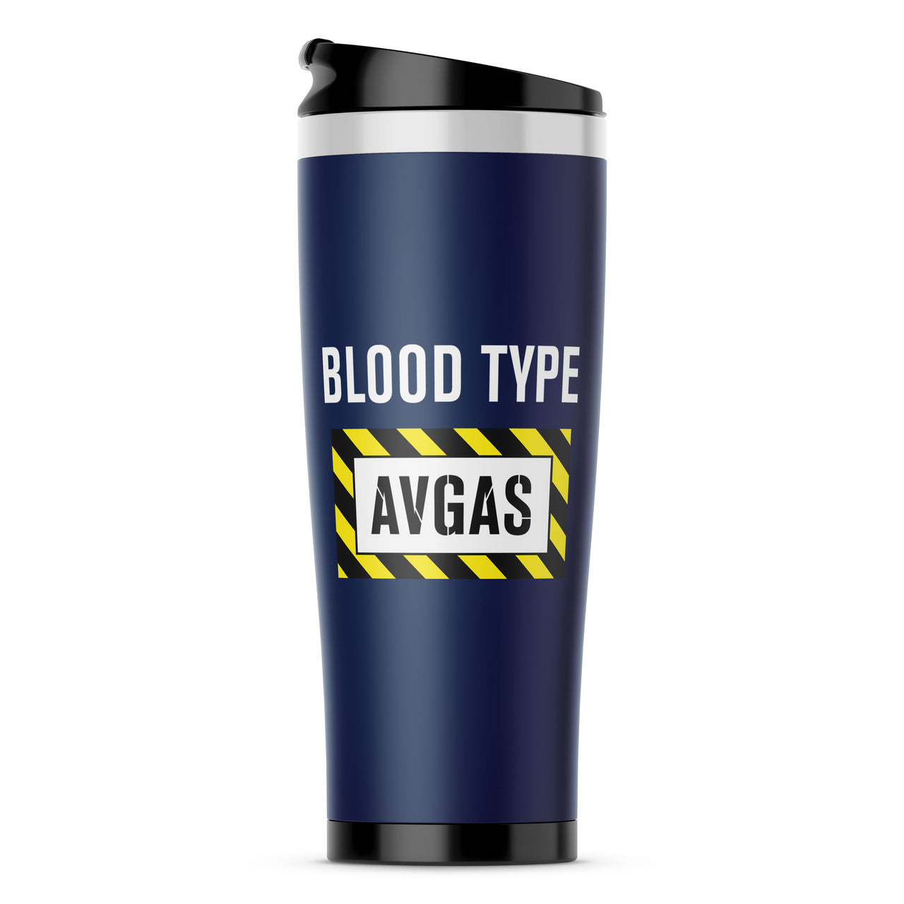 Blood Type AVGAS Designed Travel Mugs