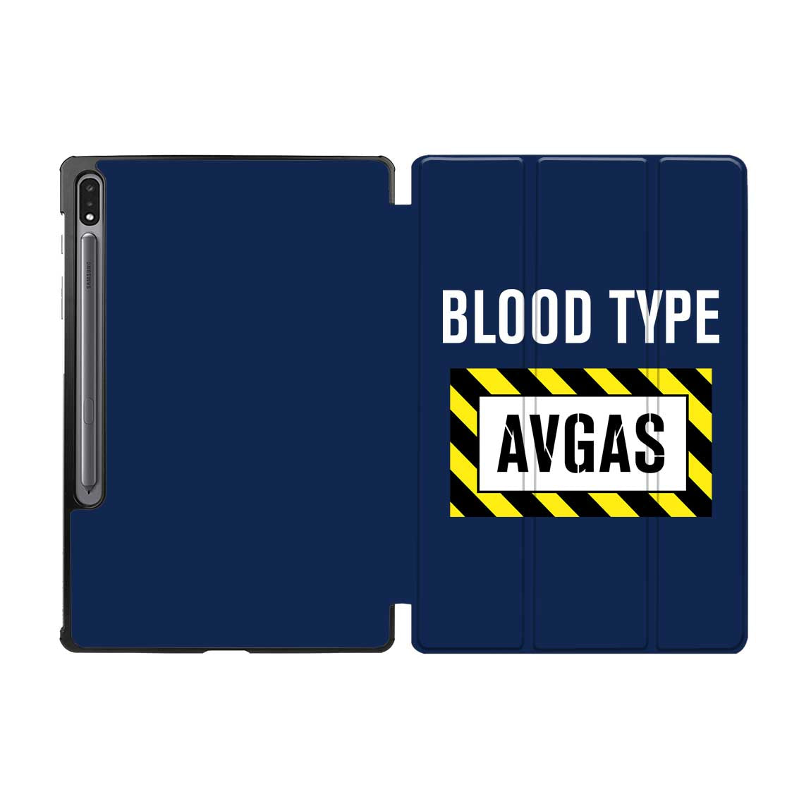 Blood Type AVGAS Designed Samsung Tablet Cases