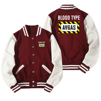 Thumbnail for Blood Type AVGAS Designed Baseball Style Jackets