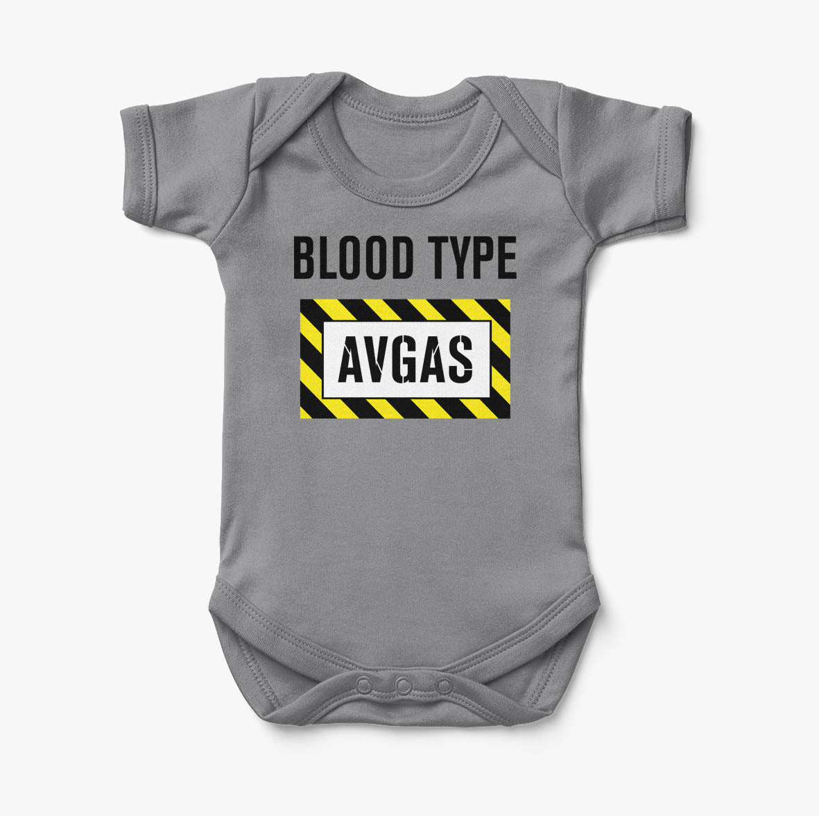Blood Type AVGAS Designed Baby Bodysuits