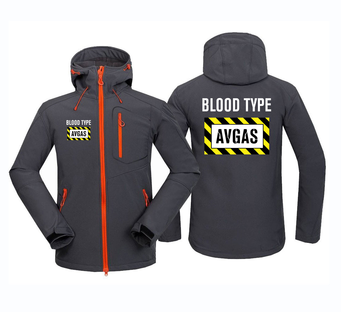 Blood Type AVGAS Polar Style Jackets