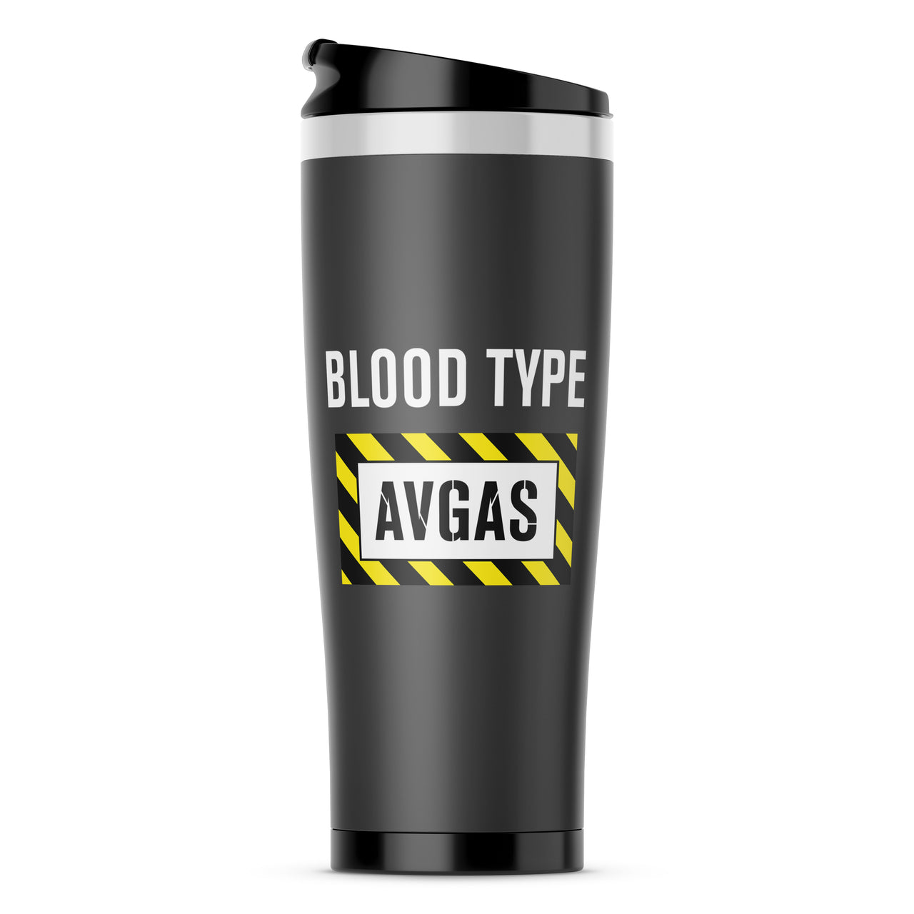 Blood Type AVGAS Designed Travel Mugs