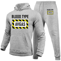 Thumbnail for Blood Type AVGAS Designed Hoodies & Sweatpants Set