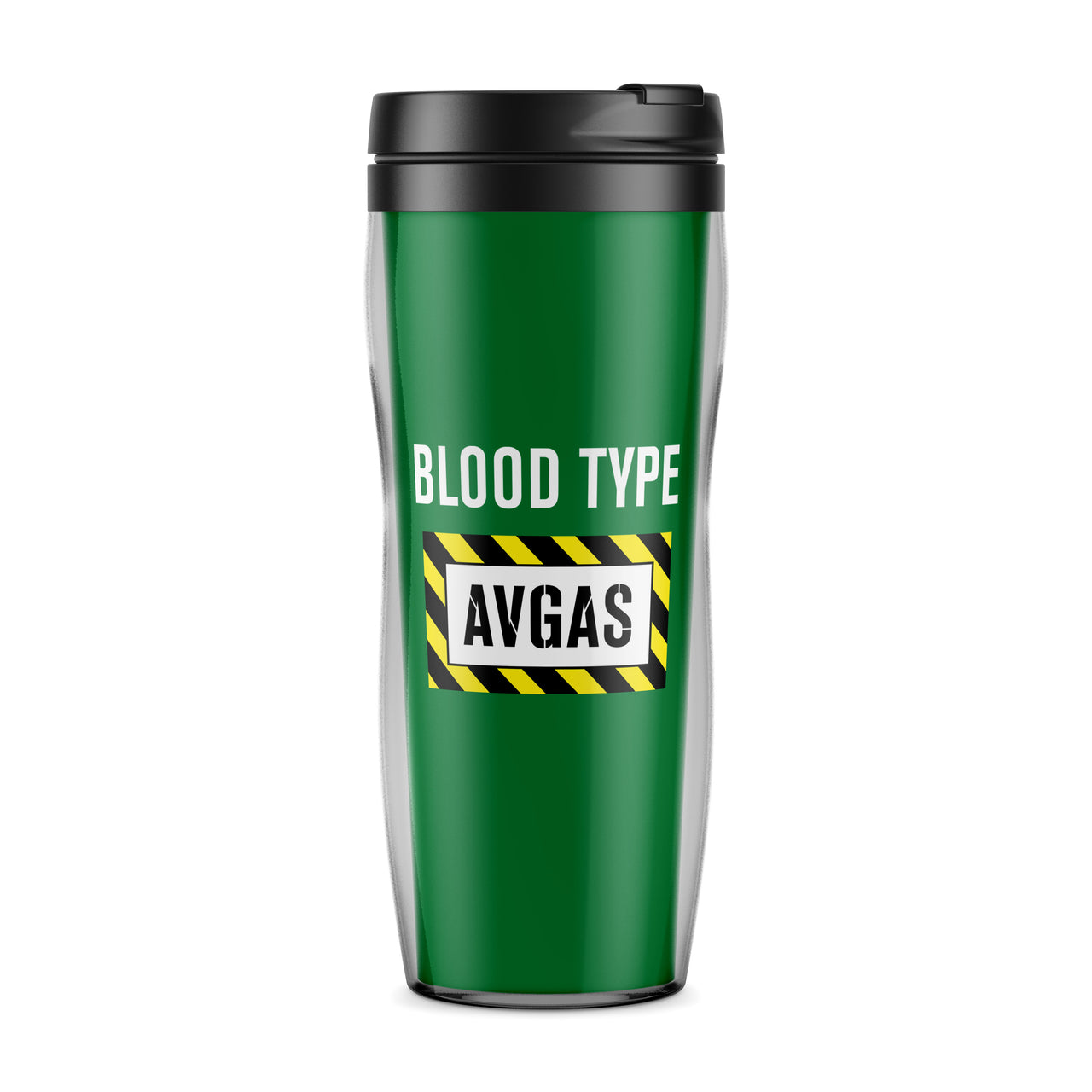 Blood Type AVGAS Designed Travel Mugs