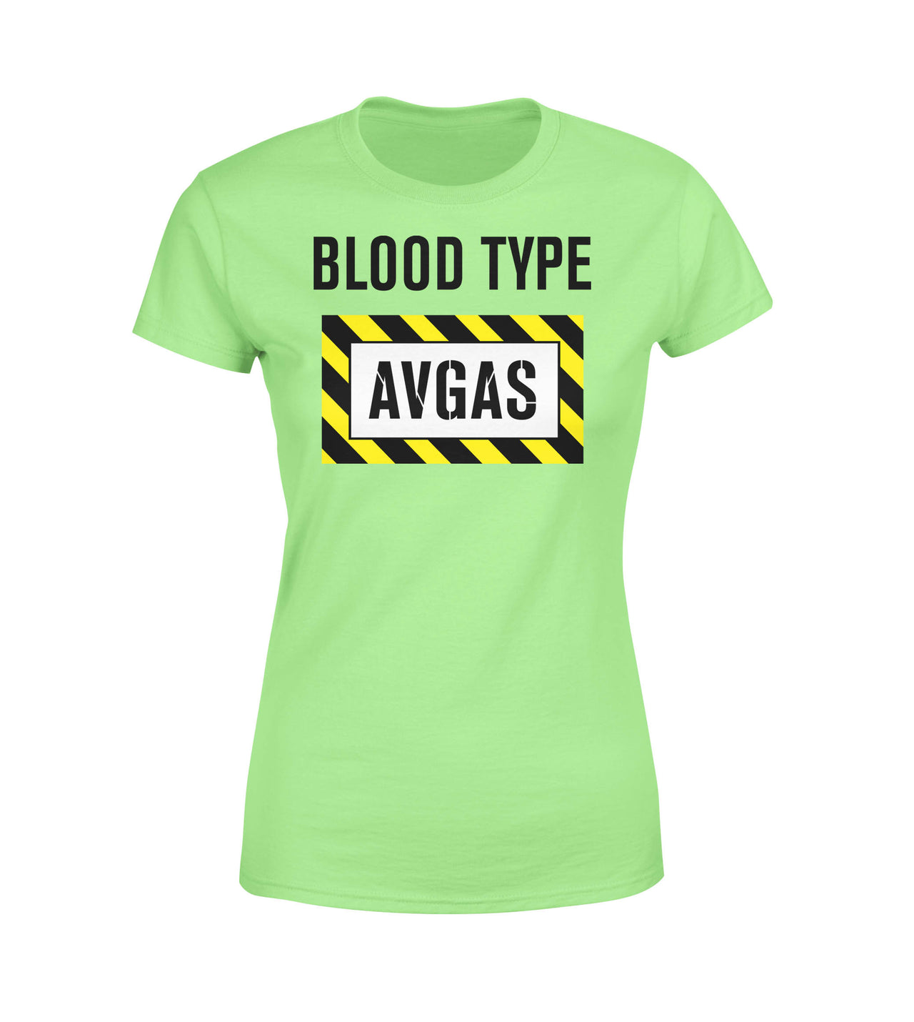 Blood Type AVGAS Designed Women T-Shirts