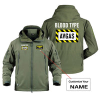 Thumbnail for Blood Type AVGAS Designed Military Jackets (Customizable)