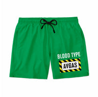 Thumbnail for Blood Type AVGAS Designed Swim Trunks & Shorts