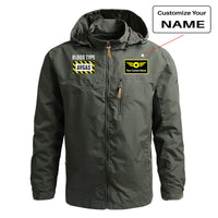 Thumbnail for Blood Type AVGAS Designed Thin Stylish Jackets