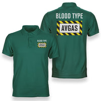 Thumbnail for Blood Type AVGAS Designed Double Side Polo T-Shirts