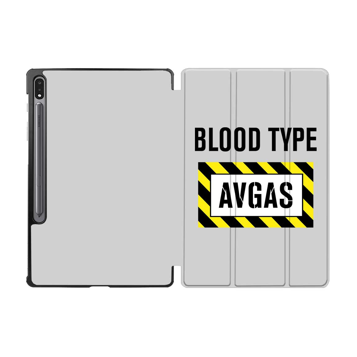 Blood Type AVGAS Designed Samsung Tablet Cases