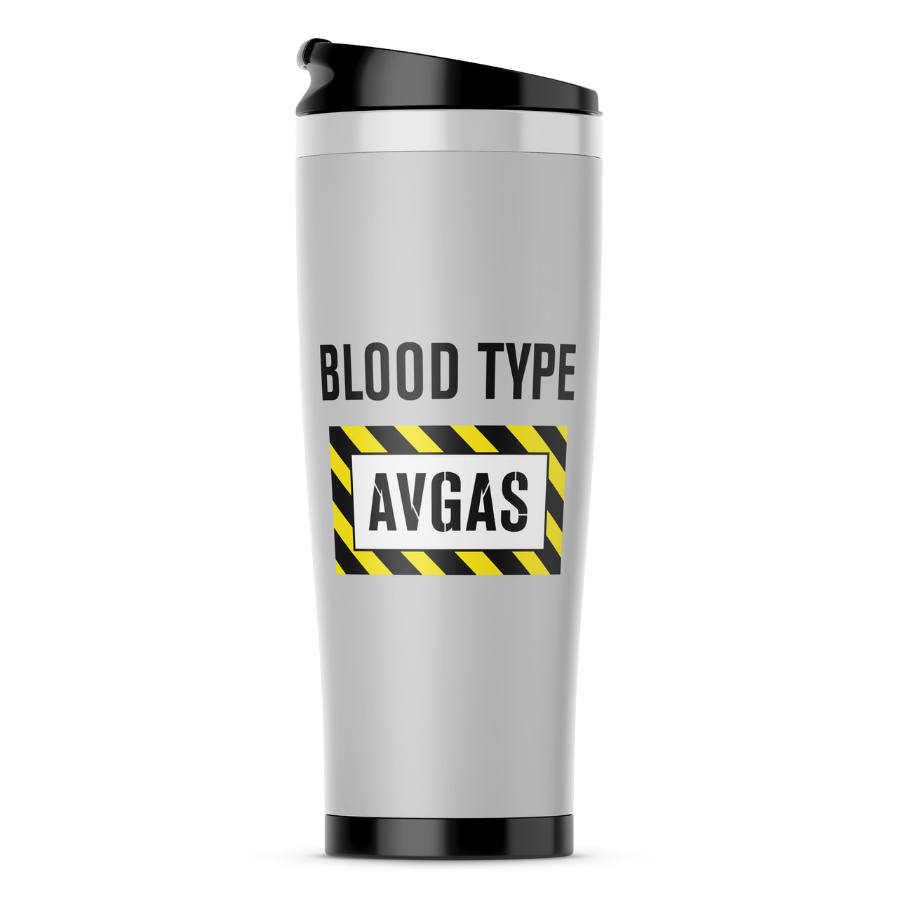Blood Type AVGAS Designed Travel Mugs