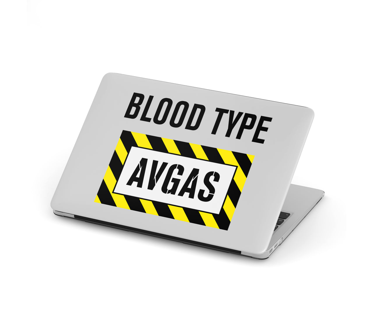 Blood Type AVGAS Designed Macbook Cases