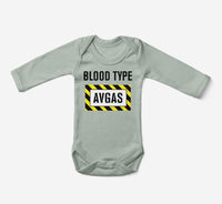 Thumbnail for Blood Type AVGAS Designed Baby Bodysuits