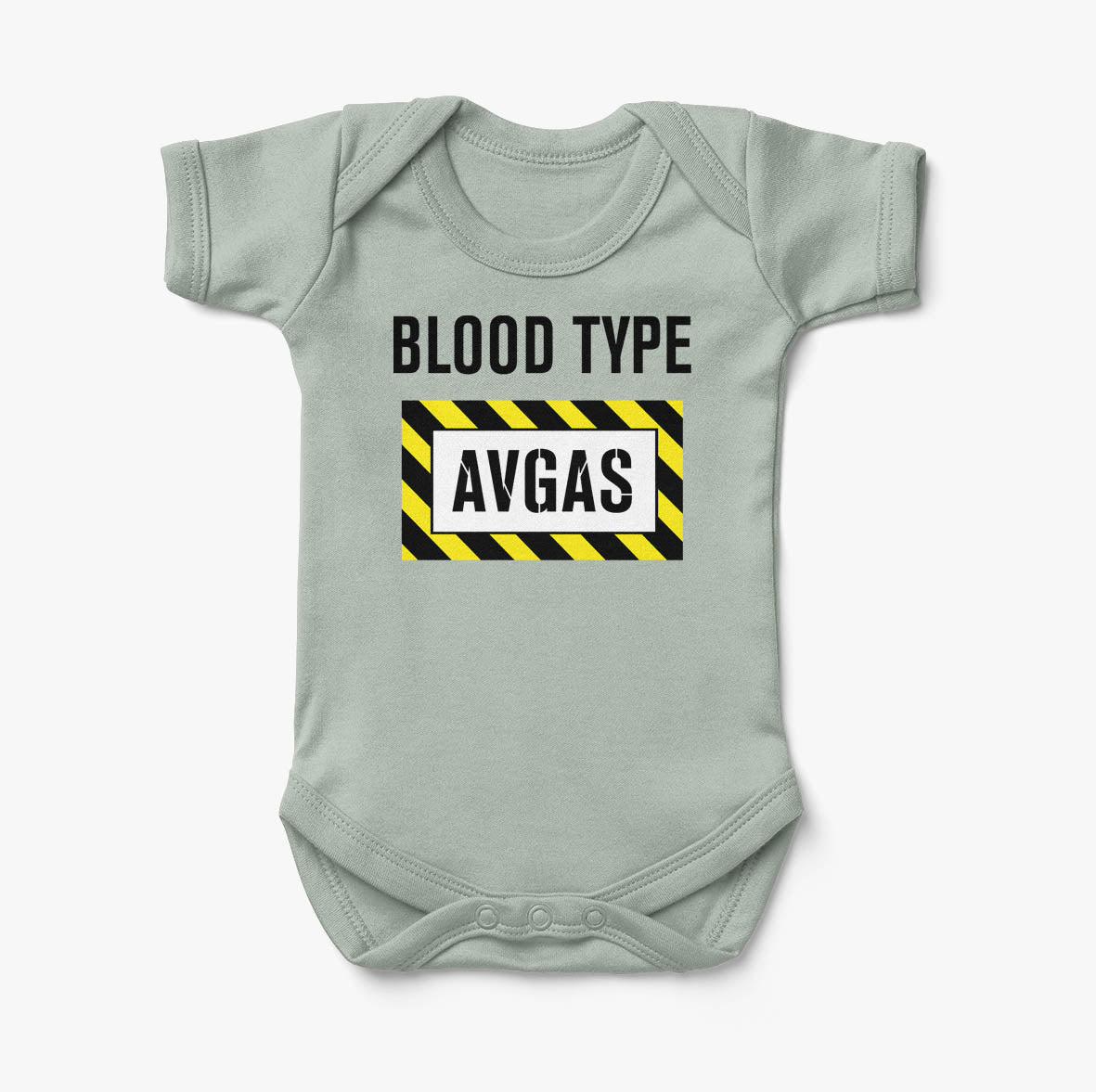 Blood Type AVGAS Designed Baby Bodysuits