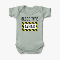 Thumbnail for Blood Type AVGAS Designed Baby Bodysuits