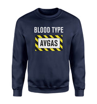 Thumbnail for Blood Type AVGAS Designed Sweatshirts
