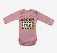 Thumbnail for Blood Type AVGAS Designed Baby Bodysuits