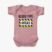 Thumbnail for Blood Type AVGAS Designed Baby Bodysuits