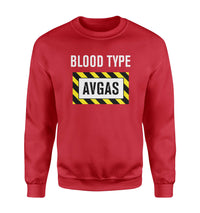 Thumbnail for Blood Type AVGAS Designed Sweatshirts