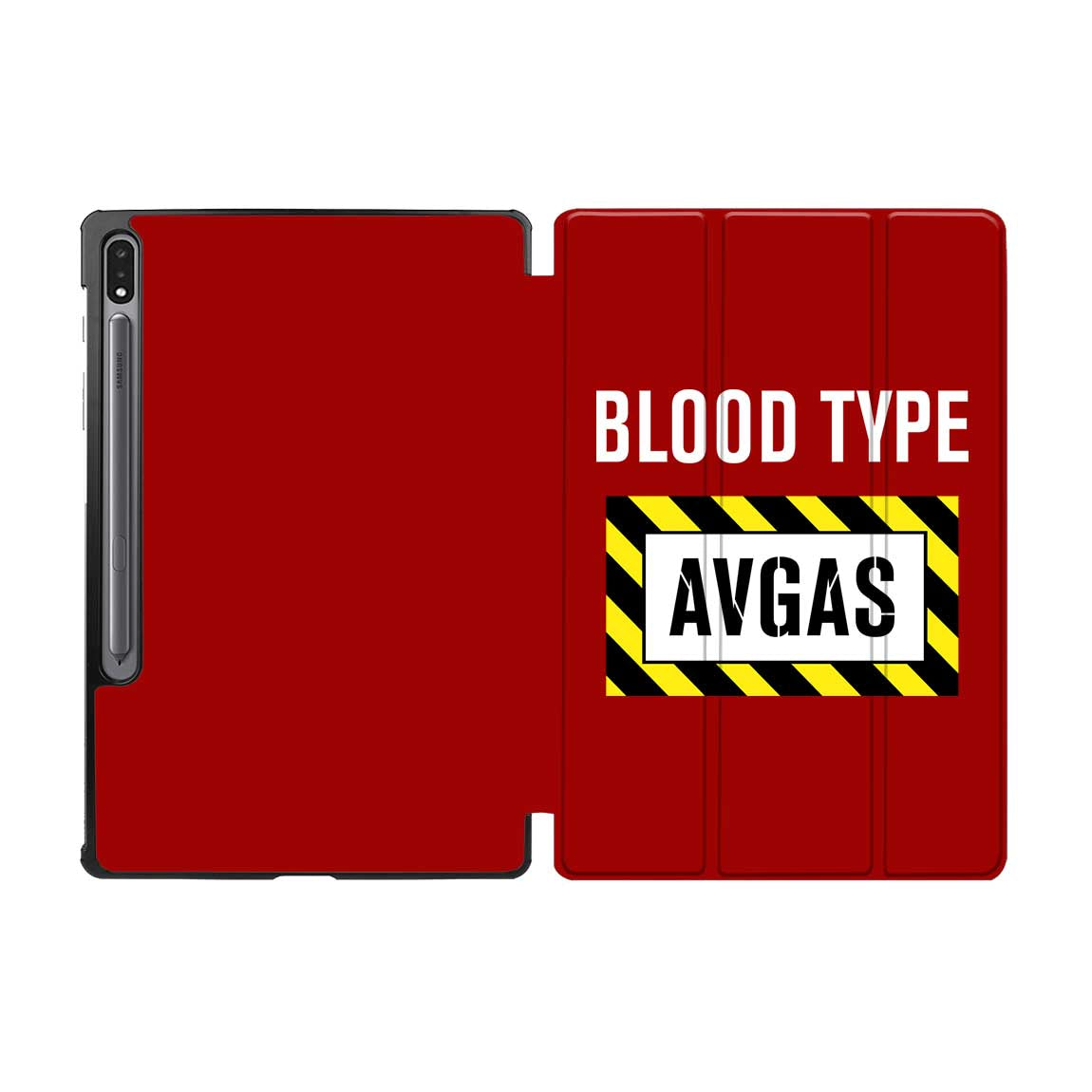 Blood Type AVGAS Designed Samsung Tablet Cases
