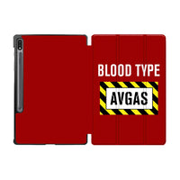 Thumbnail for Blood Type AVGAS Designed Samsung Tablet Cases