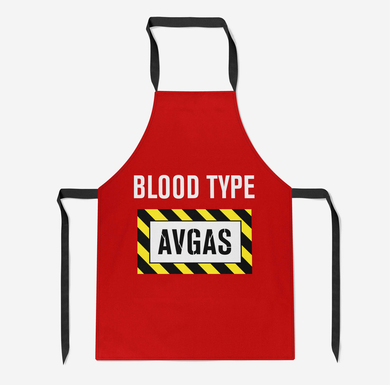 Blood Type AVGAS Designed Kitchen Aprons
