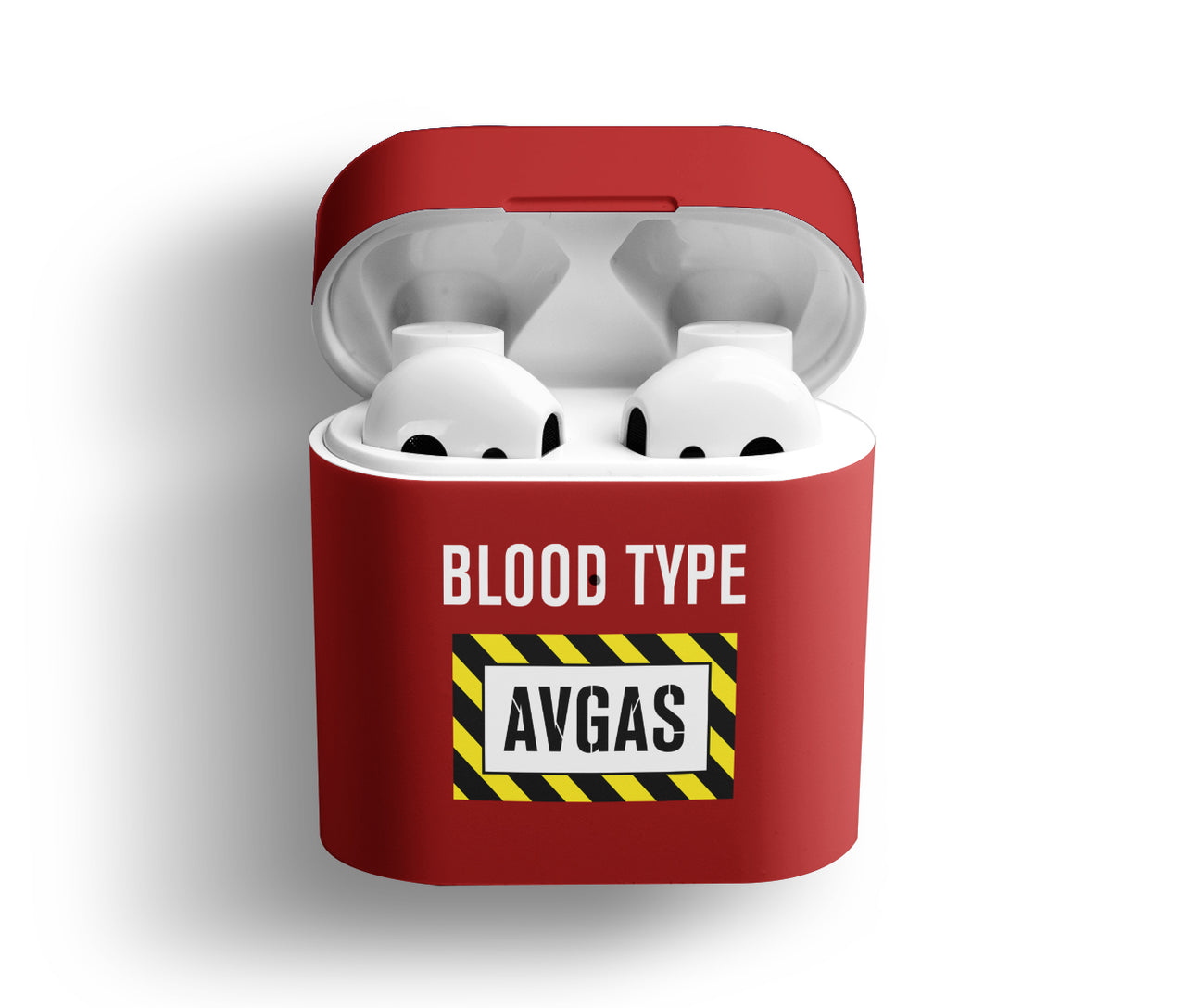 Blood Type AVGAS Designed AirPods  Cases
