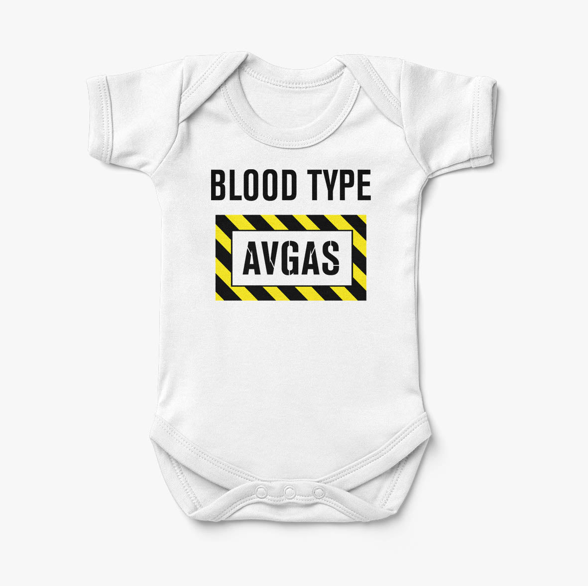 Blood Type AVGAS Designed Baby Bodysuits