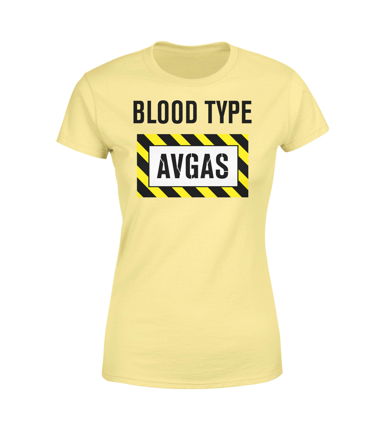 Blood Type AVGAS Designed Women T-Shirts