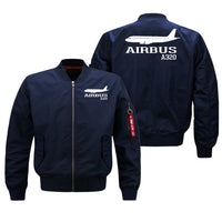 Thumbnail for Airbus A320 Printed Pilot Jackets (Customizable) Pilot Eyes Store Blue (Thin) M (US XS) 