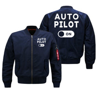 Thumbnail for Auto Pilot ON Designed Pilot Jackets (Customizable) Pilot Eyes Store Blue (Thin) M (US XS) 