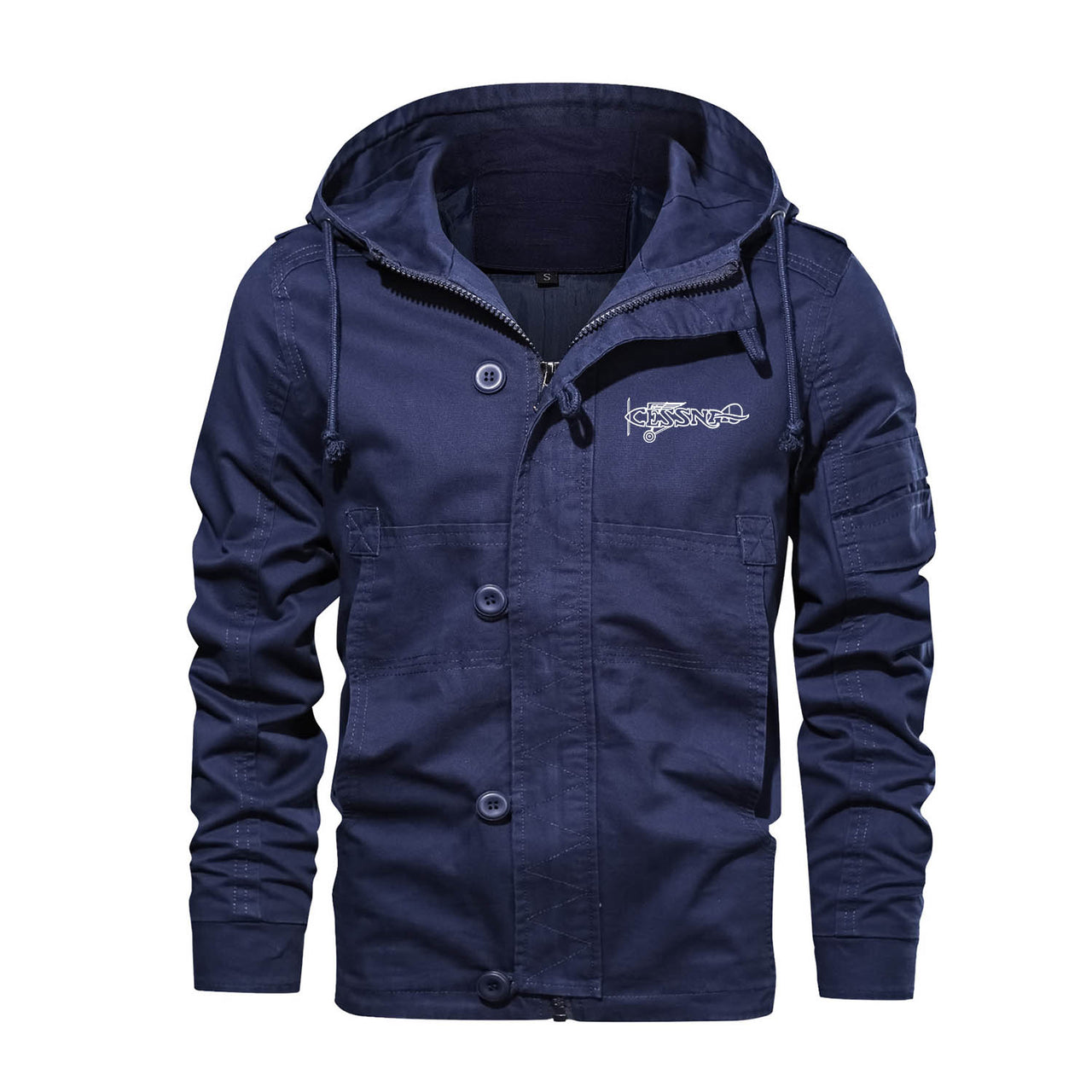 Special Cessna Text Designed Cotton Jackets