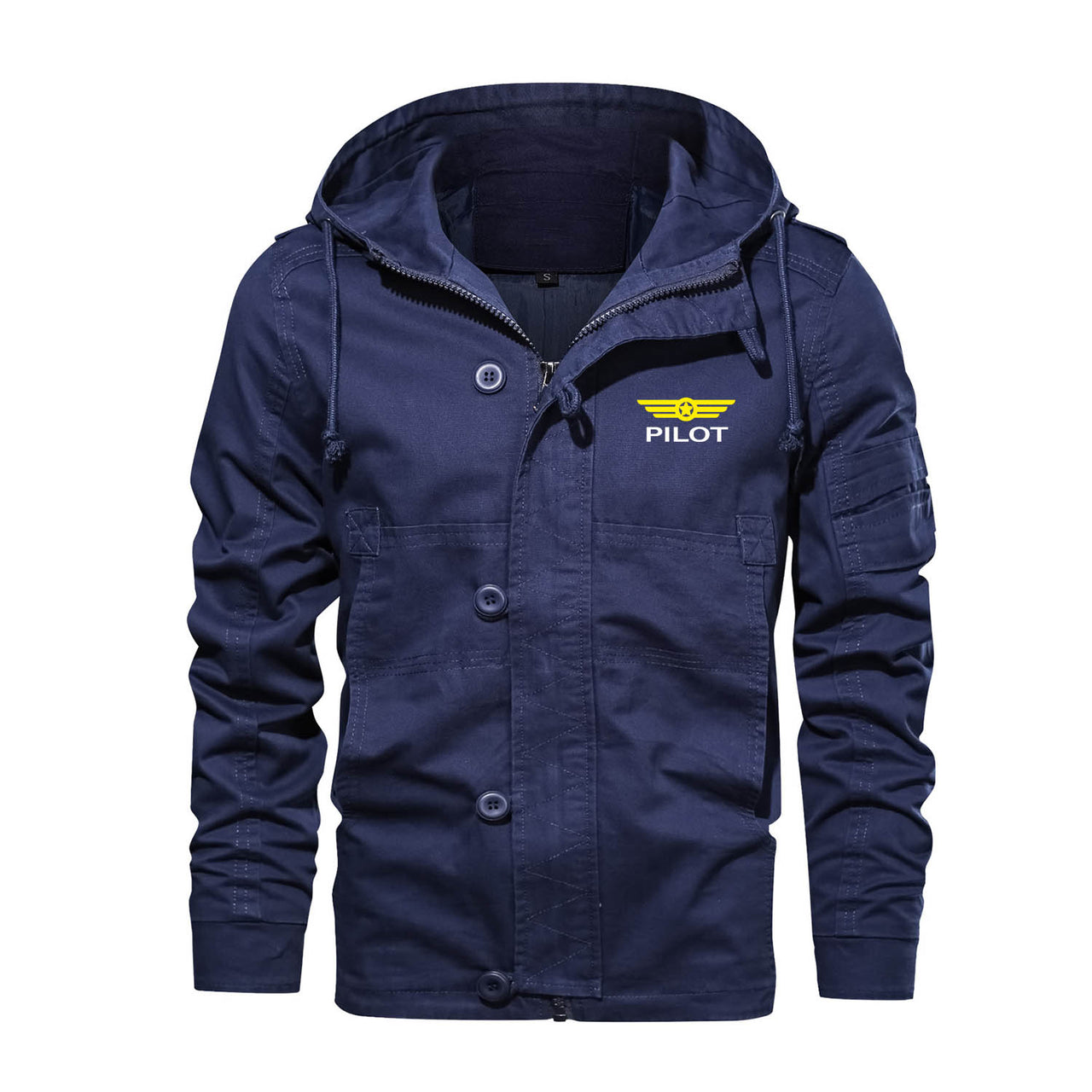 Pilot & Badge Designed Cotton Jackets