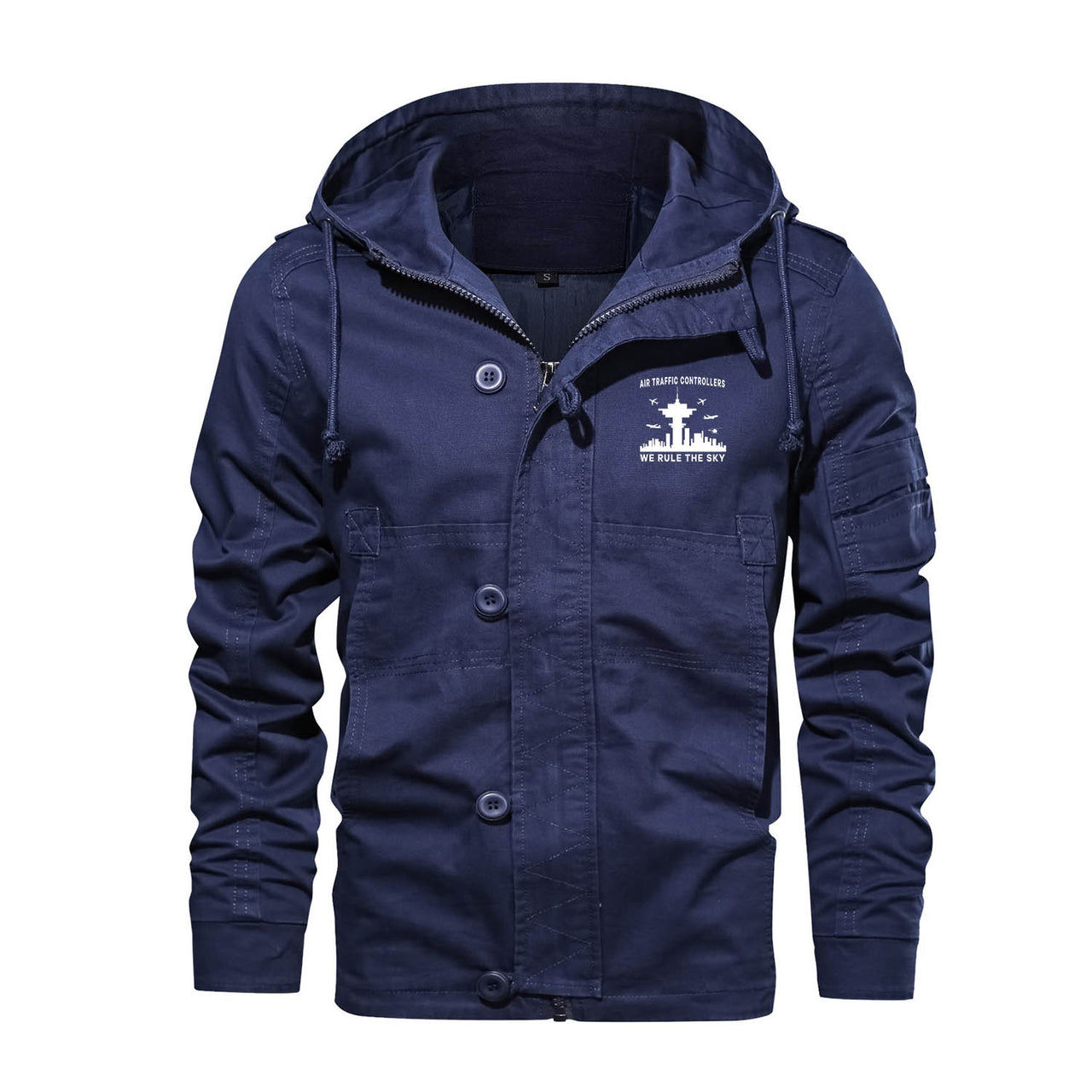 Air Traffic Controllers - We Rule The Sky Designed Cotton Jackets