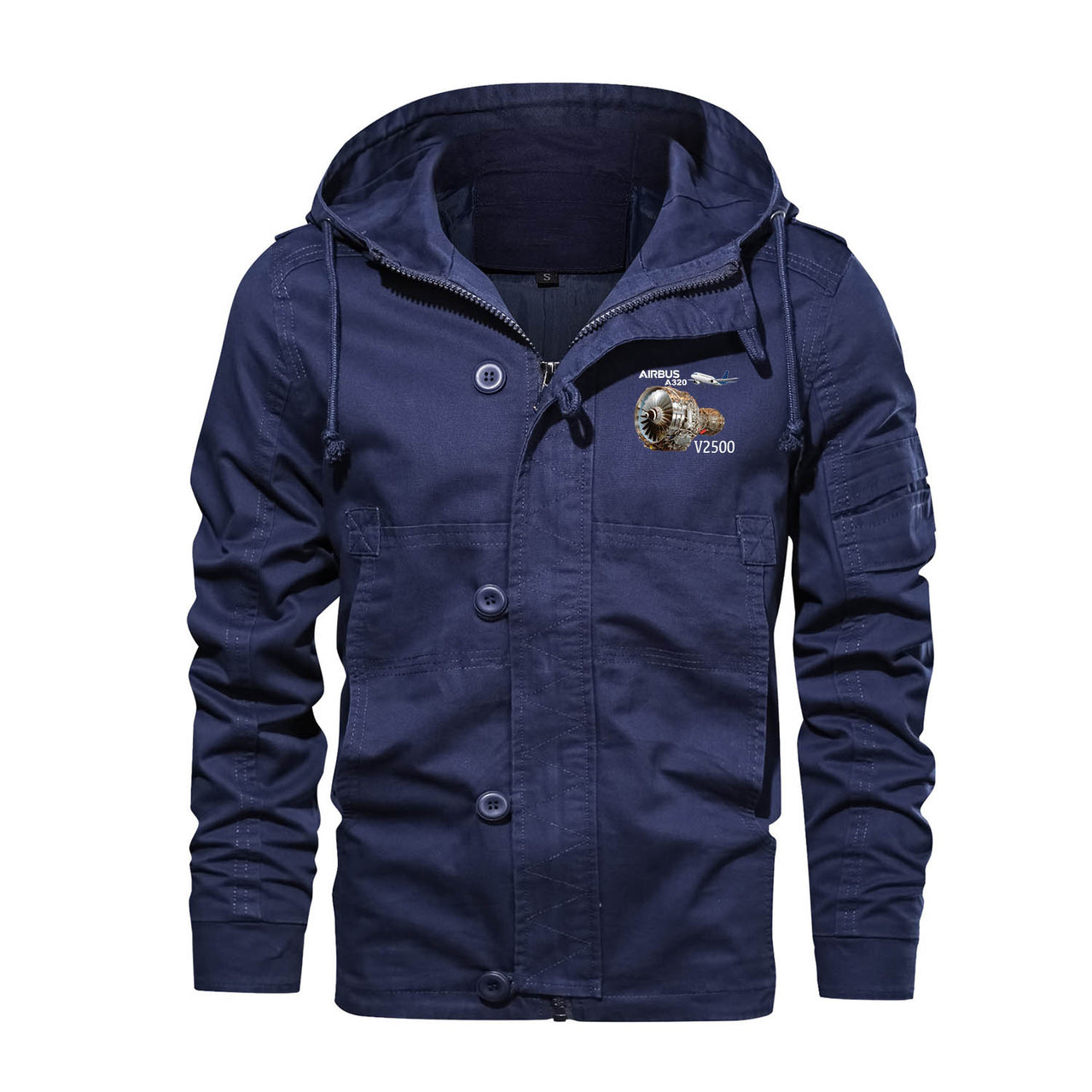 Airbus A320 & V2500 Engine Designed Cotton Jackets