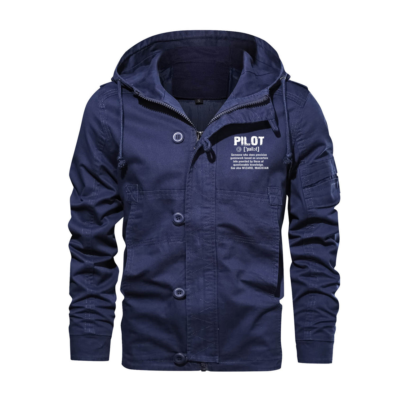 Pilot [Noun] Designed Cotton Jackets