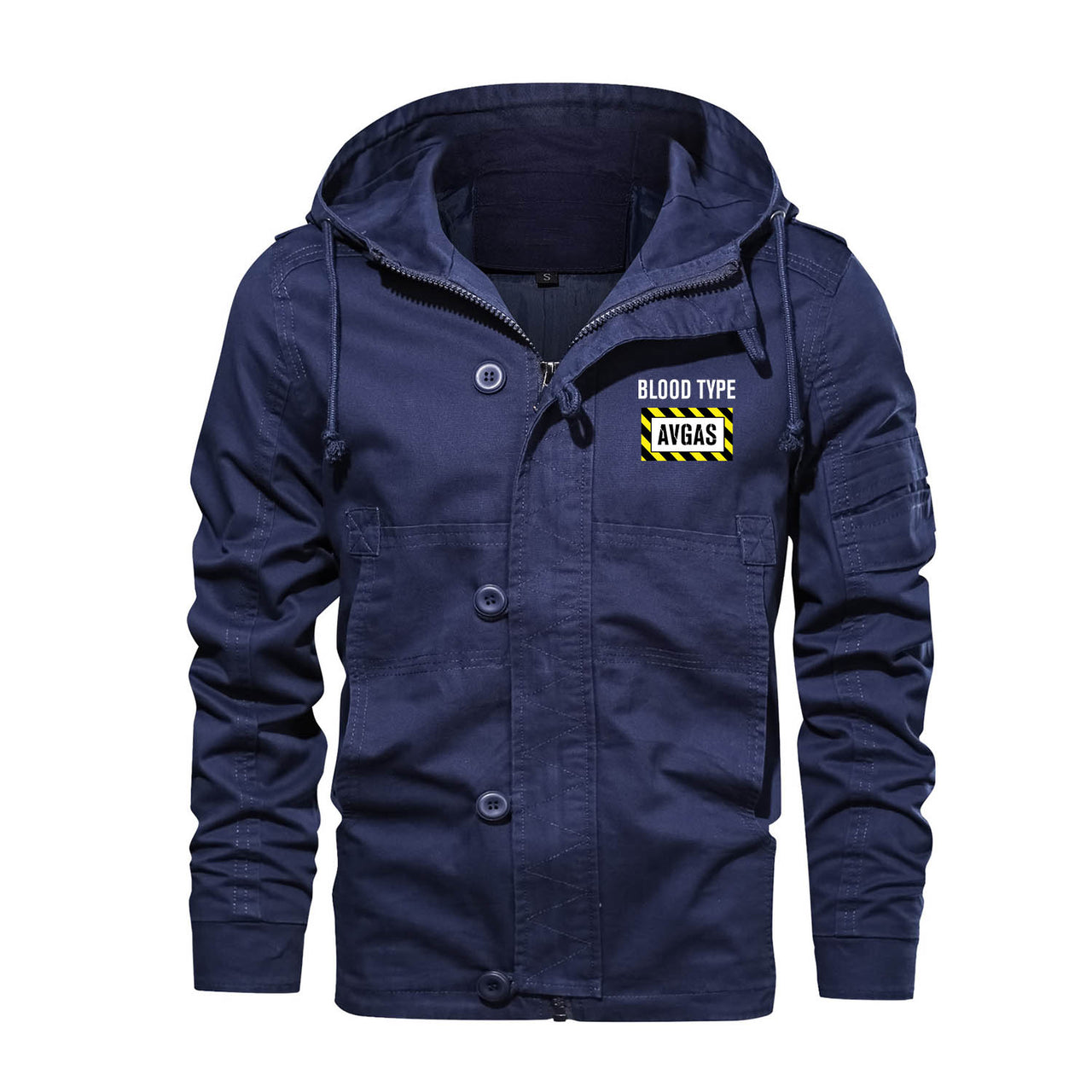 Blood Type AVGAS Designed Cotton Jackets