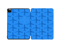 Thumbnail for Blue Seamless Airplanes Designed iPad Cases