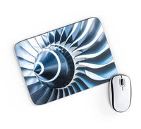 Thumbnail for Blue Toned Super Jet Engine Blades Closeup Designed Mouse Pads