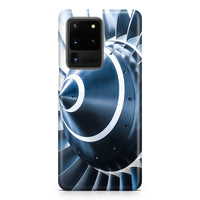 Thumbnail for Blue Toned Super Jet Engine Blades Closeup Samsung S & Note Cases