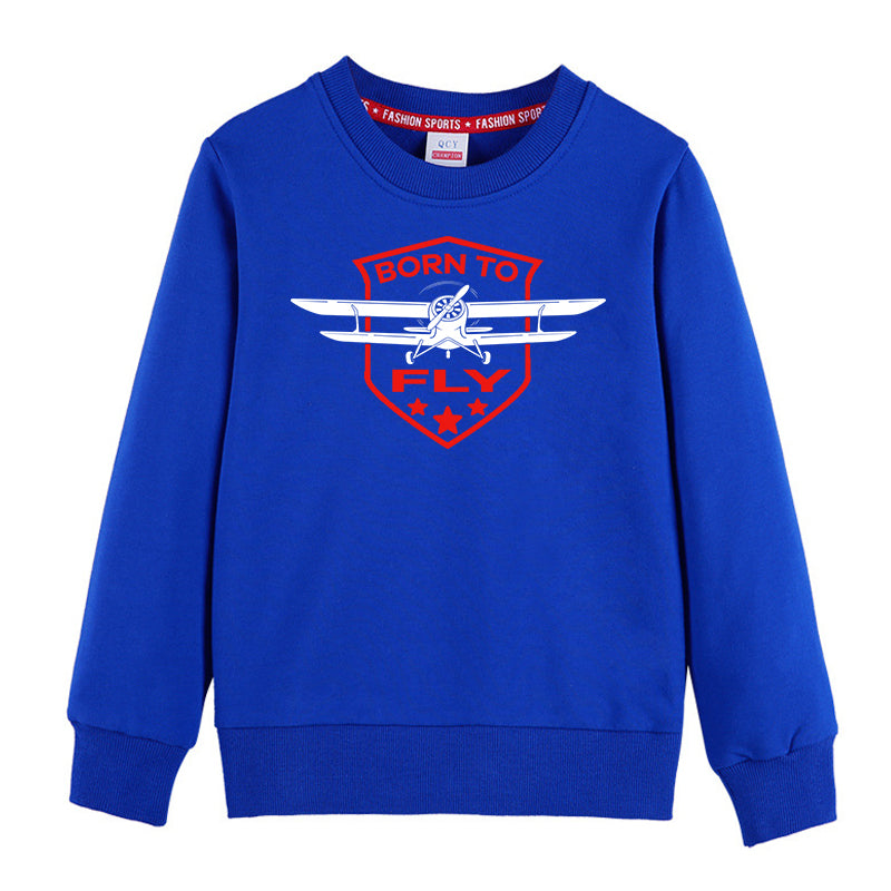 Born To Fly Designed Designed "CHILDREN" Sweatshirts