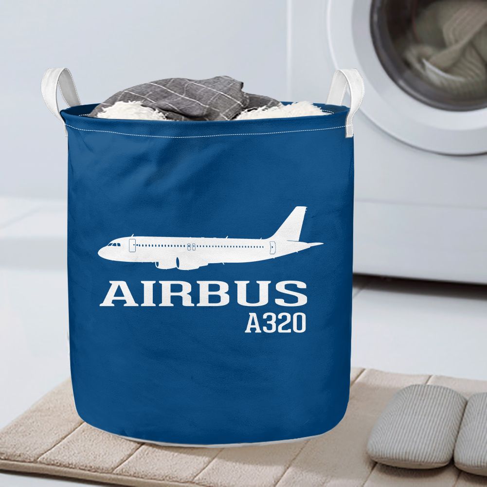 Airbus A320 Printed Designed Laundry Baskets