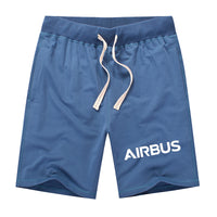 Thumbnail for Airbus & Text Designed Cotton Shorts
